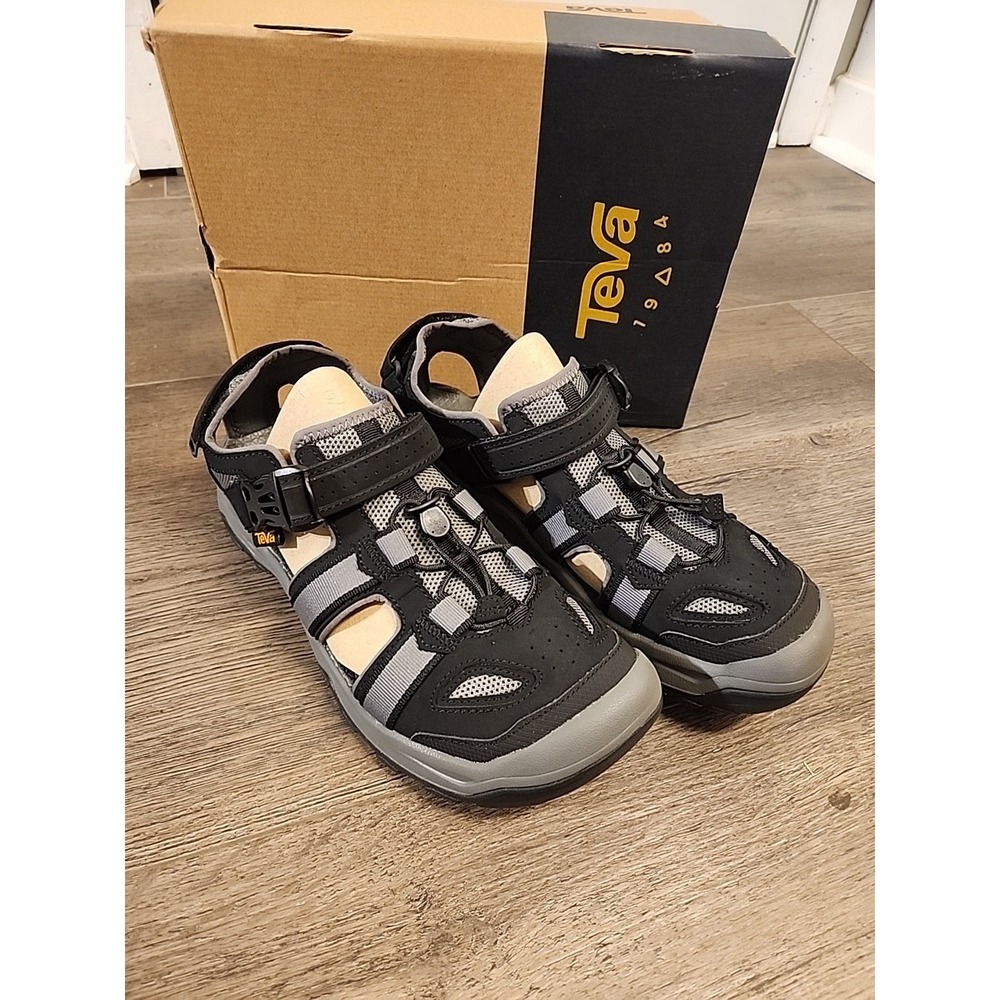 Teva Omnium 2 Men's Size 11.5 Sport Sandals Black Trail Hiking Shoes 1019180/BLK